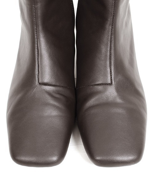 Pierrot（ピエロ）の「スクエアトゥブーツ（ブーツ・レディース・ブラック系その他2/ブラウン/ブラック系その他・LL/L/S/M）」の19枚目の写真