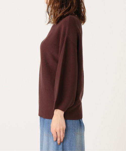 B.C STOCK（ベーセーストック）の「《追加》発熱モチモチパフ袖プルオーバー◆（ニット/セーター・レディース・ブラック/ホワイト/ブラウン/ブルー系その他・FREE）」の12枚目の写真