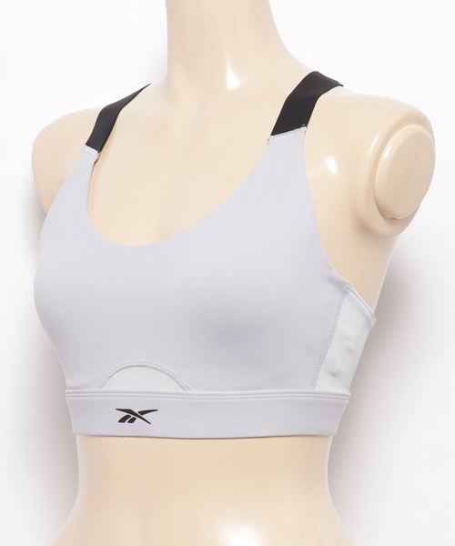 Reebok（リーボック）の「 ヒーロー ハイインパクト パワー ブラ / Hero High-Impact Power Bra（スポーツブラ・レディース・ライトグレー/ターコイズブルー/ブラック・SMALL/MEDIUM/LARGE/X-LARGE/XX-SMALL/X-SMALL）」の8枚目の写真