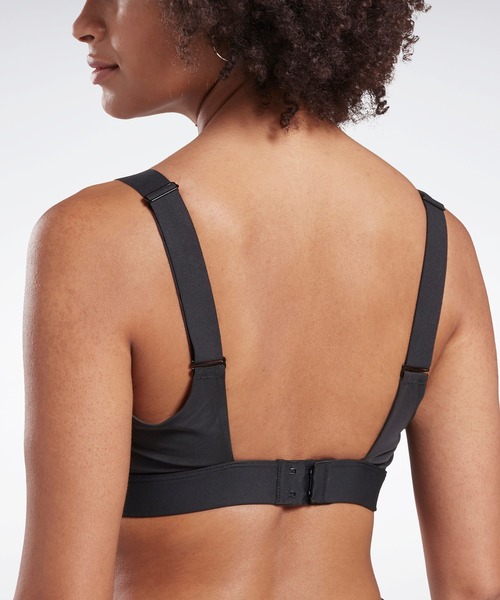 Reebok（リーボック）の「 ヒーロー ハイインパクト パワー ブラ / Hero High-Impact Power Bra（スポーツブラ・レディース・ライトグレー/ターコイズブルー/ブラック・SMALL/MEDIUM/LARGE/X-LARGE/XX-SMALL/X-SMALL）」の6枚目の写真