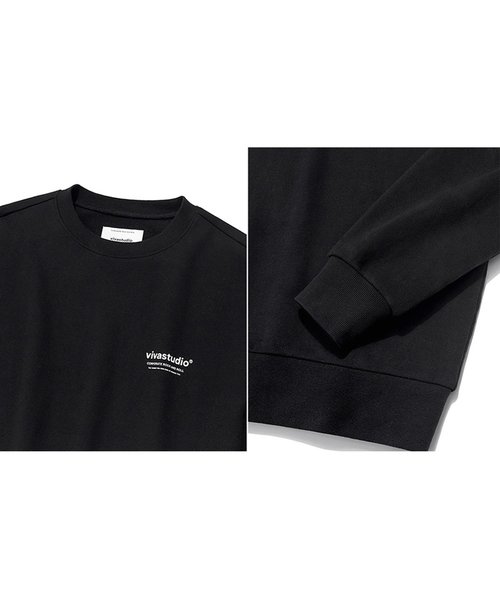 VIVASTUDIO(ビバスタジオ)の「『VIVA STUDIO』LOCATION CREWNECK JS/ロケーション クルーネックトレーナー/スウェット(スウェット・メンズ・ブラック/イエロー/ベージュ/アイボリー/グリーン/チャコールグレー/パープル/グレー・M/L)」の11枚目の写真