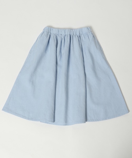 BAYFLOW（ベイフロー）の「[KIDS]リネンスカート（スカート・キッズ・ライトブルー/オレンジ/イエロー/グリーン/ベージュ・XX-LARGE/LARGE/X-LARGE/MEDIUM）」の15枚目の写真