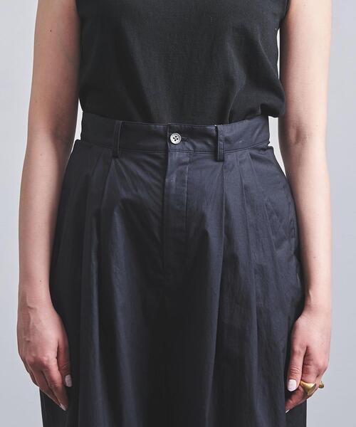 UNITED ARROWS（ユナイテッドアローズ）の「UGCB ツイル 3タックパンツ◆（その他パンツ・レディース・ネイビー/ライトブルー・38/40/36）」の10枚目の写真