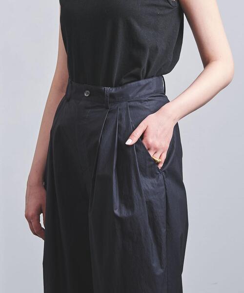 UNITED ARROWS（ユナイテッドアローズ）の「UGCB ツイル 3タックパンツ◆（その他パンツ・レディース・ネイビー/ライトブルー・38/40/36）」の11枚目の写真