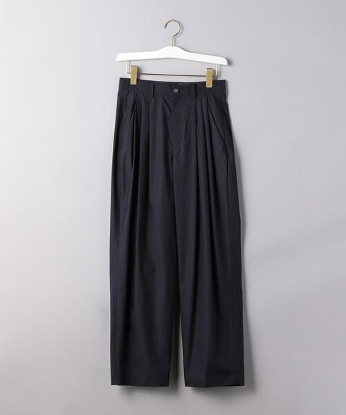 UNITED ARROWS（ユナイテッドアローズ）の「UGCB ツイル 3タックパンツ◆（その他パンツ・レディース・ネイビー/ライトブルー・38/40/36）」の12枚目の写真