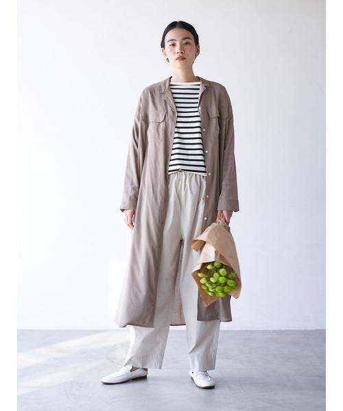 AMERICAN HOLIC（アメリカンホリック）の「ウエストフリルイージ－パンツ　＊〇（その他パンツ・レディース・ライトグレー/カーキ/マスタード・M/L）」の12枚目の写真