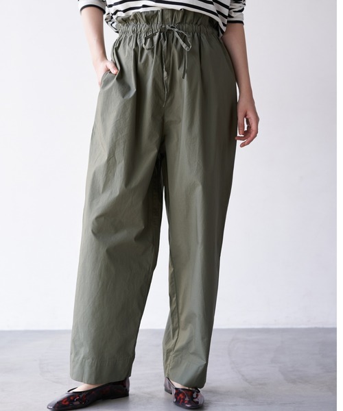AMERICAN HOLIC（アメリカンホリック）の「ウエストフリルイージ－パンツ　＊〇（その他パンツ・レディース・ライトグレー/カーキ/マスタード・M/L）」の3枚目の写真