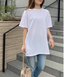 KOBE LETTUCE | 選べる2丈シンプルTシャツワンピース(ワンピース)