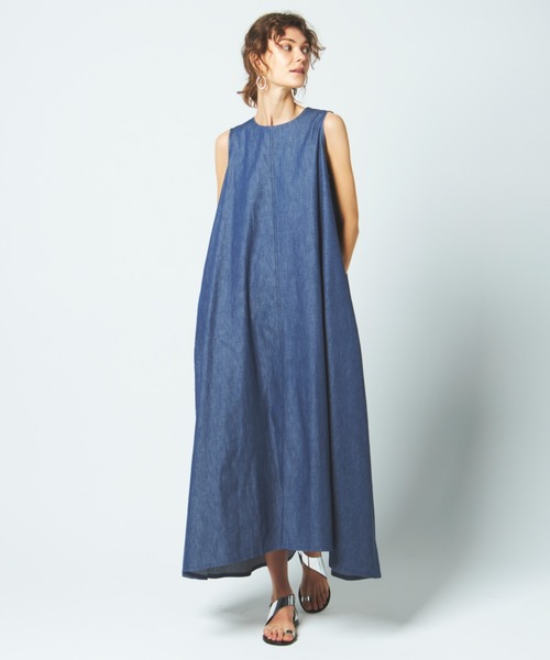 N.O.R.C（ノーク）の「デニムAラインワンピース（ワンピース）」 - WEAR