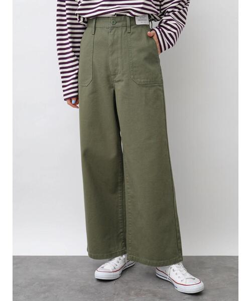 AMERICAN HOLIC(アメリカンホリック)の「チノベーカーパンツ 〇*(その他パンツ・レディース・アイボリー/カーキ・SMALL/MEDIUM/LARGE)」の13枚目の写真