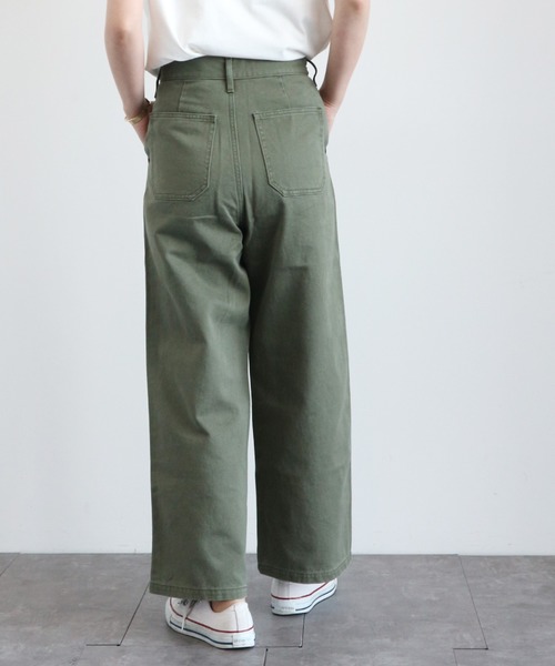 AMERICAN HOLIC(アメリカンホリック)の「チノベーカーパンツ 〇*(その他パンツ・レディース・アイボリー/カーキ・SMALL/MEDIUM/LARGE)」の3枚目の写真