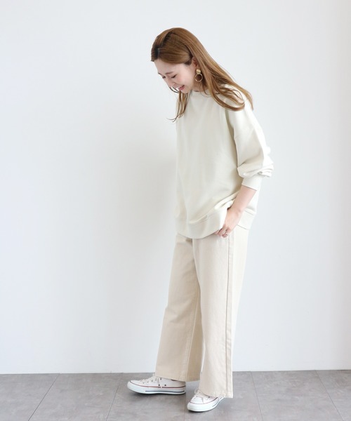 AMERICAN HOLIC(アメリカンホリック)の「チノベーカーパンツ 〇*(その他パンツ・レディース・アイボリー/カーキ・SMALL/MEDIUM/LARGE)」の6枚目の写真