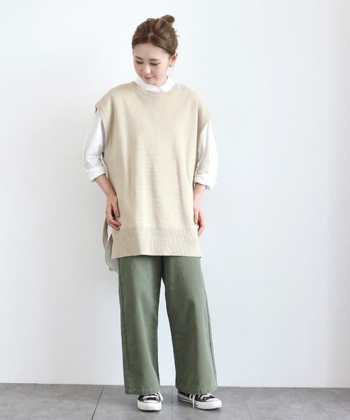 AMERICAN HOLIC(アメリカンホリック)の「チノベーカーパンツ 〇*(その他パンツ・レディース・アイボリー/カーキ・SMALL/MEDIUM/LARGE)」の11枚目の写真