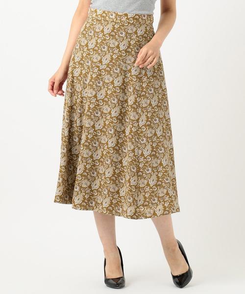 J.PRESS（ジェイプレス）の「【洗える】LIBERTY Tiger Lily スカート（スカート・レディース・黄土色系5/ネイビー系5・9/11/13/7）」の13枚目の写真