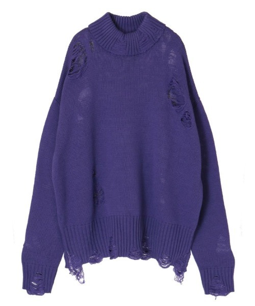 【LiSA×Candy Stripper】DAMAGE ニット Candy Stripper（キャンディストリッパー）の「【LiSA×Candy