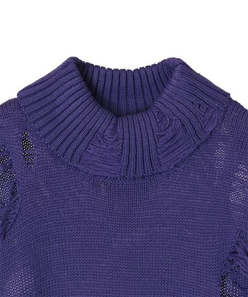 【LiSA×Candy Stripper】DAMAGE ニット Candy Stripper（キャンディストリッパー）の「【LiSA×Candy Stripper