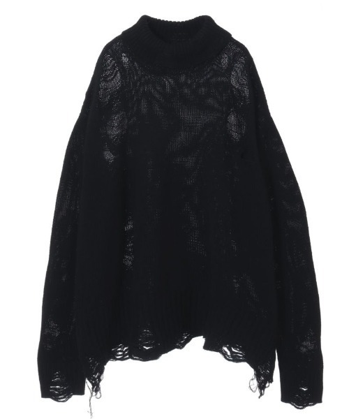 【LiSA×Candy Stripper】DAMAGE ニット Candy Stripper（キャンディストリッパー）の「【LiSA×Candy Stripper