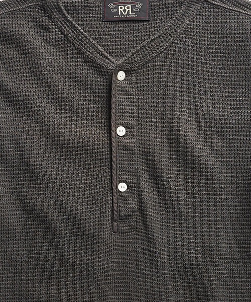 （りゅりゅ）ダブルアールエル ワッフルニット ヘンリー シャツ　XL MNRRKNI1N820010001_4.jpg