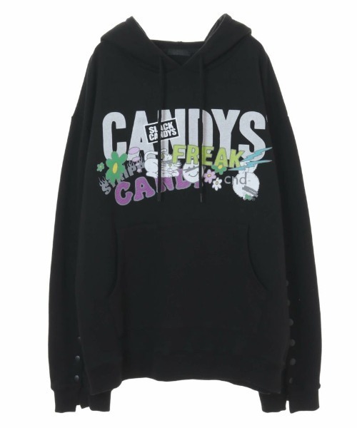 Candy Stripper(キャンディストリッパー)の「ASSORTED CANDY HOODIE(パーカー・レディース・オフホワイト/ブラック/パープル/イエロー・2)」の6枚目の写真