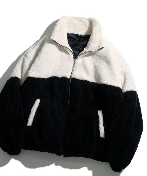 おしゃれスタ（オシャレスタ）の「ビッグサイズスタンドブルゾン(IR) オーバーサイズ メンズ レディース（ブルゾン・メンズ・A/B/C/D・M/L/XL）」の3枚目の写真