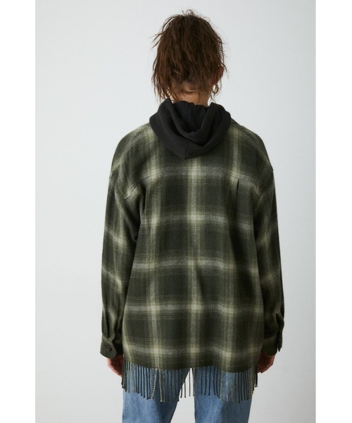 moussy - 【美品】MOUSSY FRINGE OMBRE CHECK シャツ MOUSSY（マウジー）の「FRINGE OMBRE CHECK シャツ（シャツ