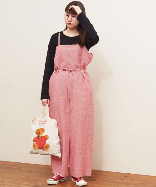 fig London フィグロンドン リネンサスペンダーワイドパンツ サロペット fig London（サロペット/オーバーオール）のフリマアイテム一覧
