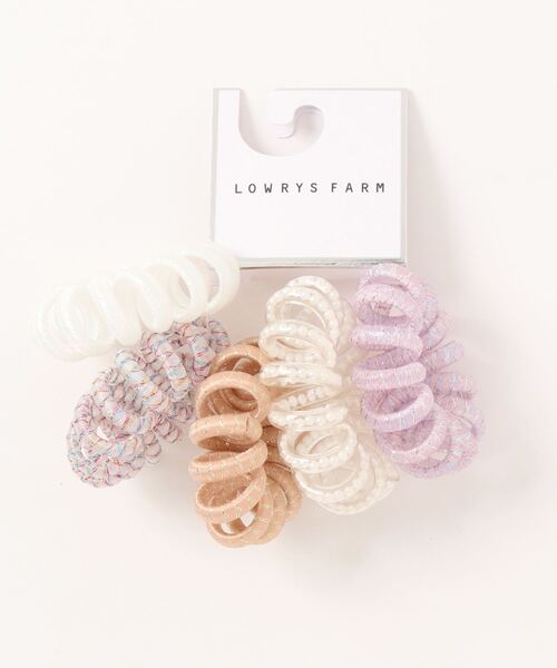 LOWRYS FARM（ローリーズファーム）の「グルグルセットヘアゴム　925624（ヘアゴム・レディース・その他1/その他2/その他3/その他5/その他6/その他4/その他7/その他8/その他9/ブラック系その他/グレー/その他10・FREE）」の2枚目の写真