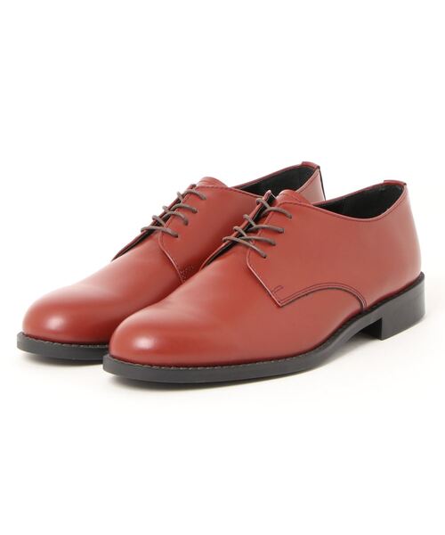 PADRONE(パドローネ)の「<PADRONE>DERBY PLAIN TOESHOES(ドレスシューズ・メンズ・ブラック/ボルドー・L/M)」の2枚目の写真