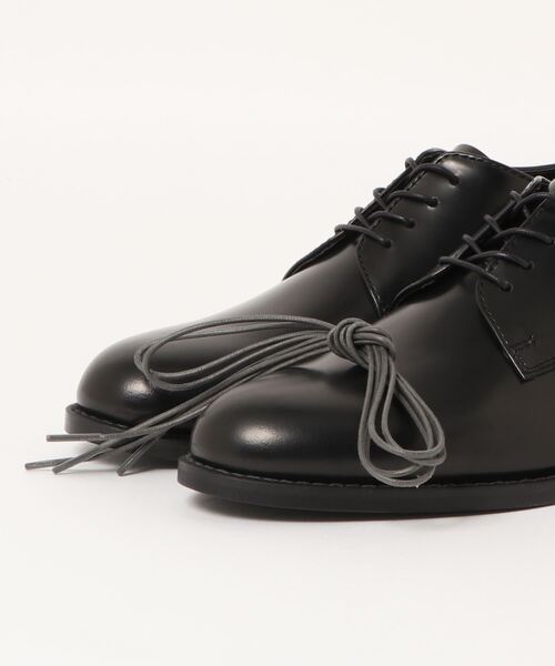 PADRONE(パドローネ)の「<PADRONE>DERBY PLAIN TOESHOES(ドレスシューズ・メンズ・ブラック/ボルドー・L/M)」の5枚目の写真
