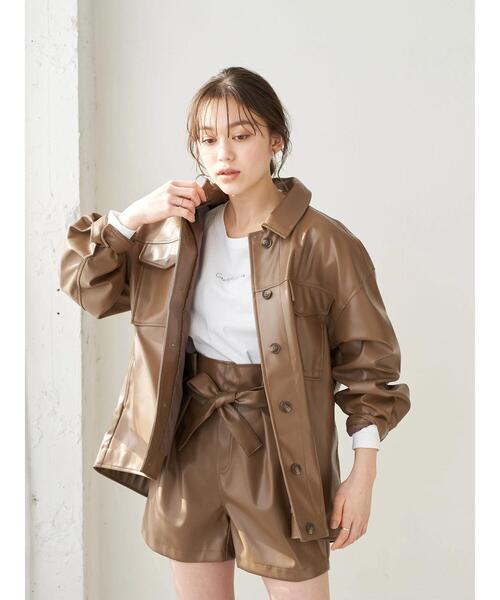 earth music&ecology(アースミュージックアンドエコロジー)の「Gratefullness ロゴプルオーバー *(Tシャツ/カットソー・レディース・ピンクベージュ/チャコールグレー/ブラウン/ホワイト・FREE)」の20枚目の写真