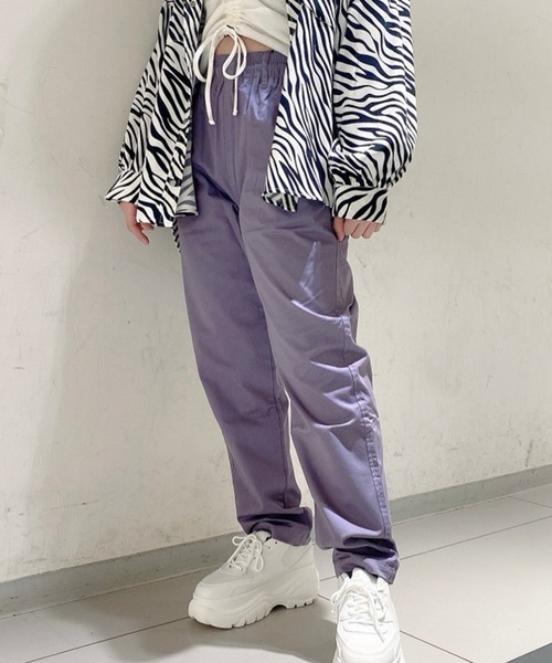 WEGO（ウィゴー）の「WEGO/シェフパンツ（チノパンツ・メンズ・ホワイト/ブラック/ダークグリーン/ベージュ/その他1/その他2/その他3/その他4/ライトパープル/ブルー/レッド/イエロー/パープル/グリーン系その他/その他5/ダークオレンジ/ワイン/ブルー系その他/その他6/その他7/グリーン/オレンジ/ピンク/グリーン系その他2/グレー系その他2・SMALL/MEDIUM/LARGE）」の12枚目の写真