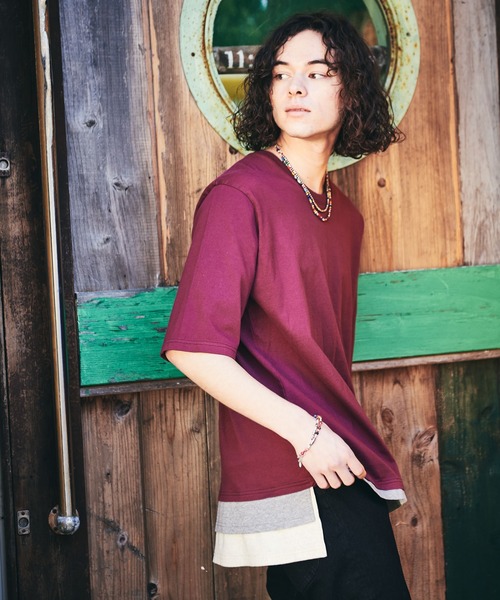 glamb(グラム)の「Mix beads bracelet / ミックスビーズブレスレット(ブレスレット・メンズ・マルチ/ブラック・FREE)」の5枚目の写真