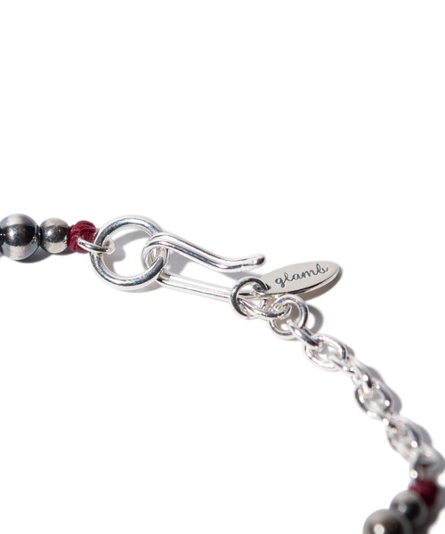 glamb(グラム)の「Mix beads bracelet / ミックスビーズブレスレット(ブレスレット・メンズ・マルチ/ブラック・FREE)」の11枚目の写真