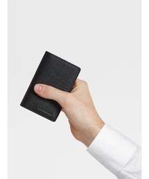 Ermenegildo Zegna ゼニア ネイビー名刺入れ ZEGNA（ゼニア）の「ゼニア レザー ビジネスカードケース（名刺