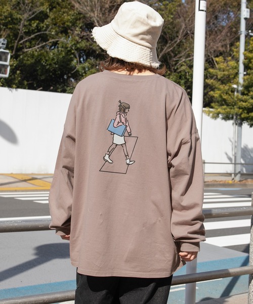 PairPair（ペアペア）の「歩くプリントロンT((ユニセックス)（Tシャツ/カットソー・レディース・A/B/C/D/E/F/G/H・FREE）」の4枚目の写真