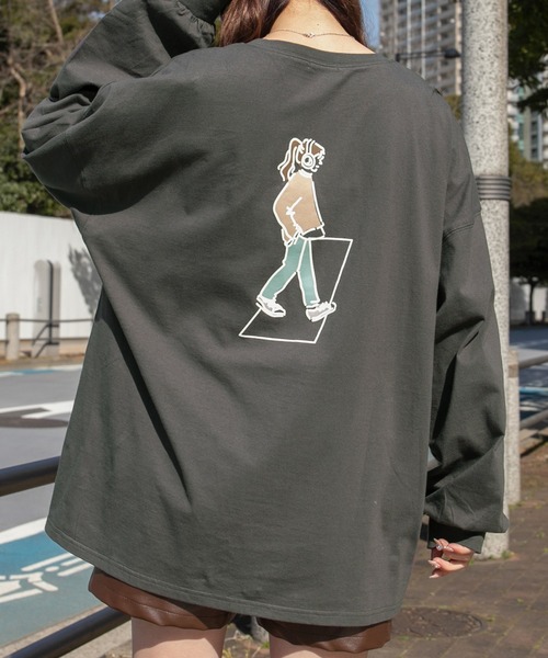 PairPair（ペアペア）の「歩くプリントロンT((ユニセックス)（Tシャツ/カットソー・レディース・A/B/C/D/E/F/G/H・FREE）」の8枚目の写真