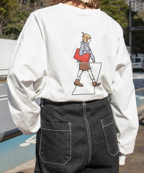 PairPair（ペアペア）の「歩くプリントロンT((ユニセックス)（Tシャツ/カットソー・レディース・A/B/C/D/E/F/G/H・FREE）」の10枚目の写真