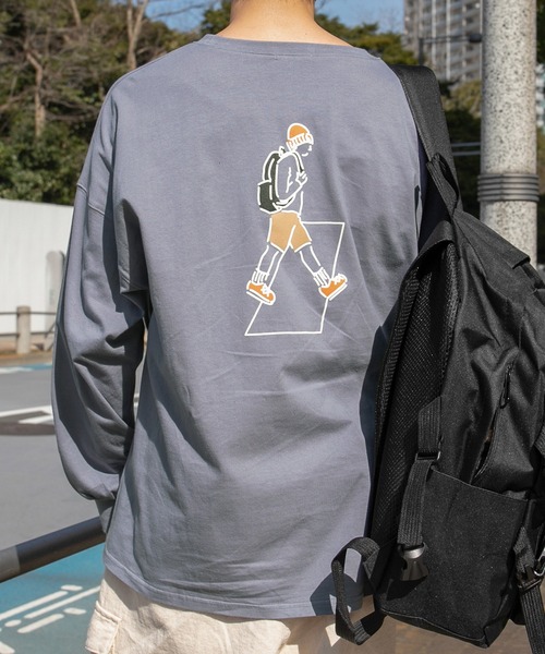 PairPair（ペアペア）の「歩くプリントロンT((ユニセックス)（Tシャツ/カットソー・レディース・A/B/C/D/E/F/G/H・FREE）」の16枚目の写真