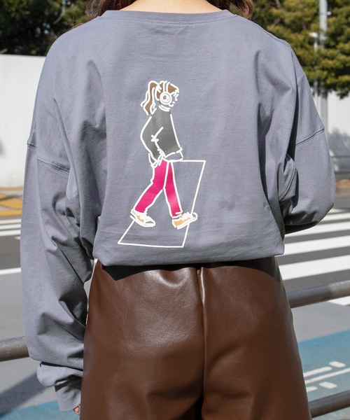 PairPair（ペアペア）の「歩くプリントロンT((ユニセックス)（Tシャツ/カットソー・レディース・A/B/C/D/E/F/G/H・FREE）」の12枚目の写真