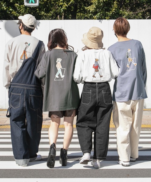 PairPair（ペアペア）の「歩くプリントロンT((ユニセックス)（Tシャツ/カットソー・レディース・A/B/C/D/E/F/G/H・FREE）」の9枚目の写真