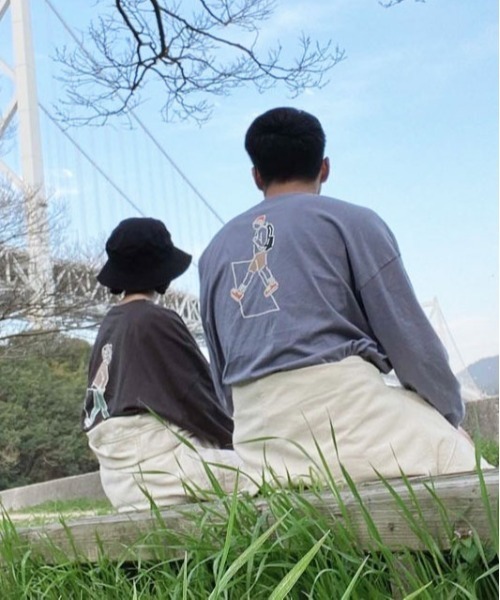 PairPair（ペアペア）の「歩くプリントロンT((ユニセックス)（Tシャツ/カットソー・レディース・A/B/C/D/E/F/G/H・FREE）」の18枚目の写真