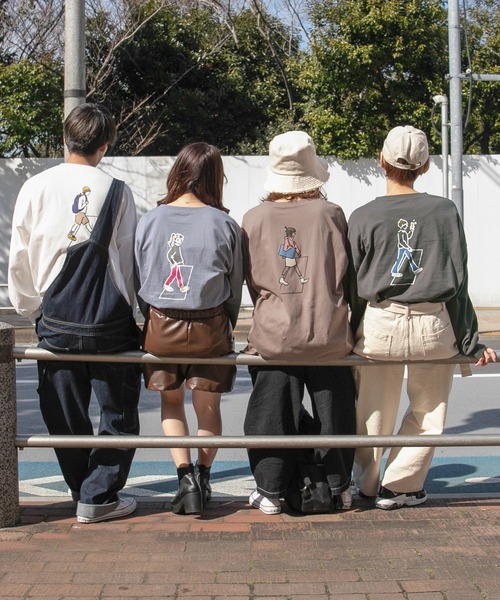 PairPair（ペアペア）の「歩くプリントロンT((ユニセックス)（Tシャツ/カットソー・レディース・A/B/C/D/E/F/G/H・FREE）」の19枚目の写真