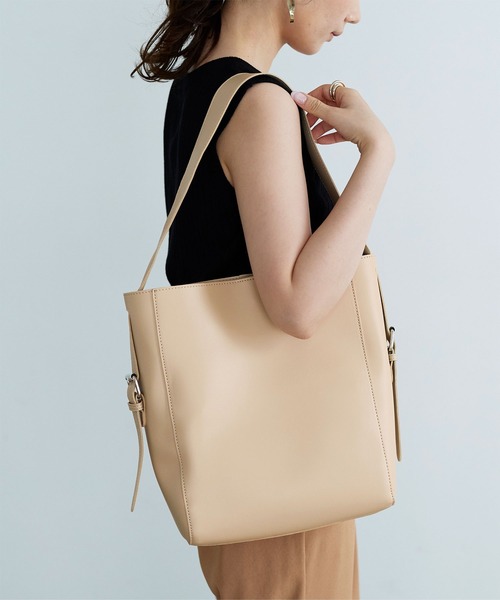 ﾎﾟｰﾁ付きﾊﾞｹｯﾄﾀｲﾌﾟﾄｰﾄﾊﾞｯｸﾞ トートバッグ Titivate ティティベイト のファッション通販 Zozotown