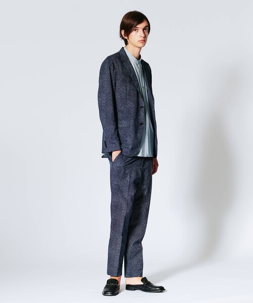 tk.TAKEO KIKUCHI（ティーケータケオキクチ）の「◆COOL DOTS(R)ストレッチパンツ（スーツパンツ・メンズ・ブラック系6/ライトグレー系6/ネイビー系5・01/02/03/04/05）」の9枚目の写真