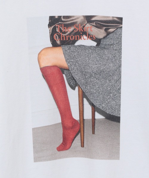 ADAM ET ROPE'（アダムエロペ）の「THE SKIRT CHRONICLES T（Tシャツ/カットソー・レディース・ホワイト系その他/ホワイト系その他2/ホワイト系その他3/ホワイト・FREE）」の17枚目の写真