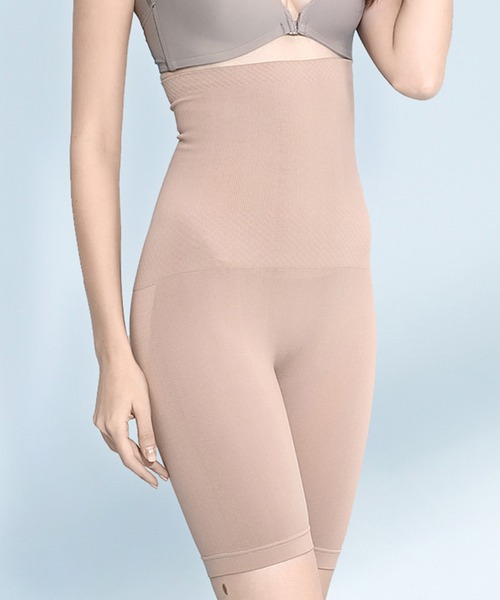 aimoha（アイモハ）の「Cute　ハイウエストロングガードル (KL)（インナーウェア/肌着・レディース・ブラック・MEDIUM）」の5枚目の写真