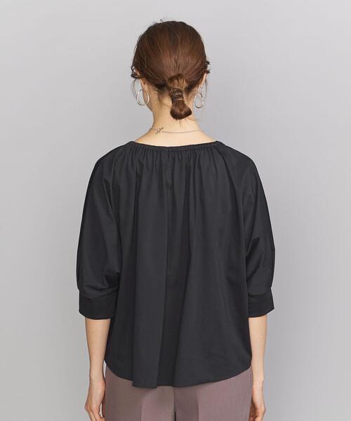 BEAUTY&YOUTH UNITED ARROWS(ビューティーアンドユースユナイテッドアローズ)の「BY ギャザードルマンスリーブ6分袖カットソー(Tシャツ/カットソー・レディース・ホワイト/ブラック/コバルトブルー・FREE)」の19枚目の写真