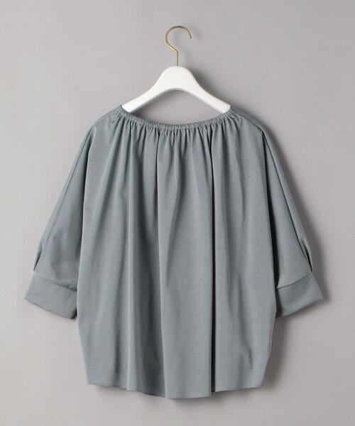 BEAUTY&YOUTH UNITED ARROWS(ビューティーアンドユースユナイテッドアローズ)の「BY ギャザードルマンスリーブ6分袖カットソー(Tシャツ/カットソー・レディース・ホワイト/ブラック/コバルトブルー・FREE)」の20枚目の写真