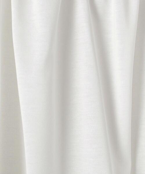 BEAUTY&YOUTH UNITED ARROWS(ビューティーアンドユースユナイテッドアローズ)の「BY ギャザードルマンスリーブ6分袖カットソー(Tシャツ/カットソー・レディース・ホワイト/ブラック/コバルトブルー・FREE)」の6枚目の写真