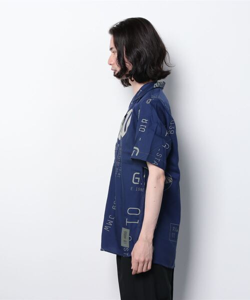 G-STAR（ジースター）の「HAWAIIAN SERVICE REGULAR SHIRT/柄シャツ（シャツ/ブラウス・メンズ・ブルー系その他・X-SMALL/SMALL/MEDIUM/LARGE）」の8枚目の写真